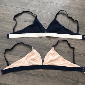 Two Lively All Day Bralettes size Small
